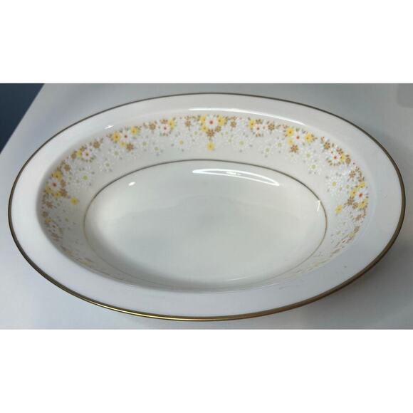 Vintage Noritake Fragrance Ivory China Oval Bowl - Picture 2 of 13